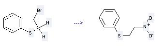 Benzene,[(2-bromoethyl)thio]- is used to produce (2-Nitro-ethylsulfanyl)-benzene.